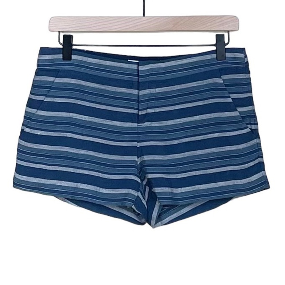 Joie Merci Striped Linen Shorts